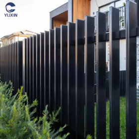 Heißverkauf Beliebte Moderne Klingenpaneel Zäune, Gartendekoration Außenbereich, Aluminium Klingenpaneele, Langlebige Zäune