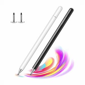 Lápiz Óptico Premium 3 en 1 con Puntas de Fibra de Vidrio y Tapas Magnéticas para Escritura Detallada y Arte Digital en iOS y Android
