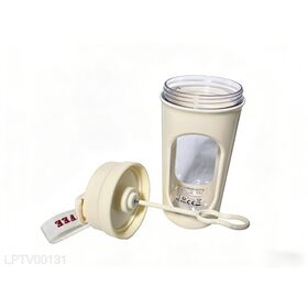 Taza de mezcla recargable, licuadora portátil 450ml para los Smoothies, uso diario