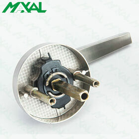 Interior Door Handle Lock Set Zinc Alloy Heavy Duty Residential Home Door Passage Privacy Function Modern Square Rose Easy Install