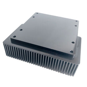 Custom CNC Milled Aluminum Heatsink 120x36x122mm AI Robot Black Anodized Extruded Profile Manufacturing Fabrication