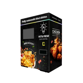 Vollautomatische Fritteusen-Verkaufsmaschine für Pommes Frites und Snacks mit 24-Stunden-Unbeaufsichtigtem Betrieb