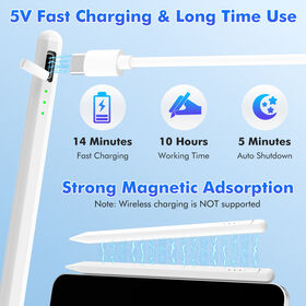 Smart Active Capacitive Stylus Pen for Tablets with Magnetic Attraction and Replaceable Nib CE FCC ROHS Certified