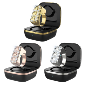 Bluetooth Diamond Scrolling Ring Wireless TikTok Remote Control Camera Shooting Video Recording for iPhone iPad