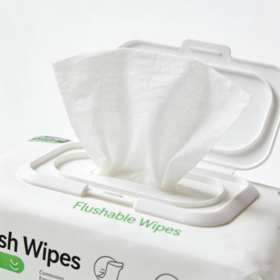Wholesale Customized Extra Large Adult Wet Wipes Hypoallergenic Plant Based Flushable Wipes