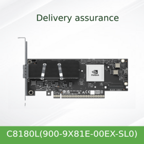 Nuevo original mellanox c8180l 400g infiniband adaptador tarjeta socio refrigerado, para AI y HPC cargas de trabajo