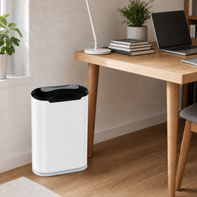 HOME AIR PURIFIER WITH HEPA AND ACTIVATED CARBON FILTERS, DUST SENSOR, AUTO MODE, SLEEP MODE, IONIZER AND 1-8H TIMER
