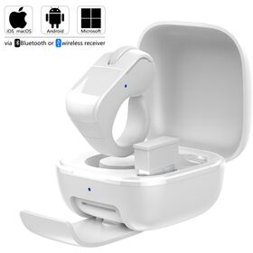 Mini Presentador Inalámbrico Bluetooth Control Remoto Anillo para Teléfono, Tableta, PC, Portátil, Presentación de Reuniones PPT