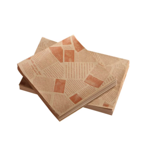 Factory price Food Grade Burger Wrapping Paper Latest Design Baking Paper for Fast Food Restaurants Made Pulp PE Coating Bread