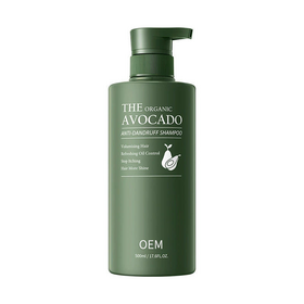 Shampoing à l'Avocat pour Nettoyage Profond, Réparation des Cheveux Abîmés, Nutrition, Lissage, Brillance, Anti-Pelliculaire et Contrôle du Sébum