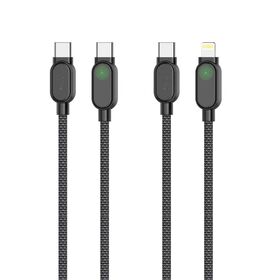 Cable de Datos de Carga Rápida de Alta Velocidad con Cable de Luz RGB para Escritorio de Oficina, Precio de Fábrica Mayorista
