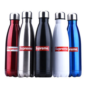 SS flacon, bouteille à vide, bouteille de mode, bouteille cadeau, vente chaude conception cola bouteille forme double couche en acier inoxydable bouteille sous vide