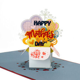 Cartão de felicitações pop-up 3D Feliz Dia das Mães no atacado do fornecedor do Vietnã