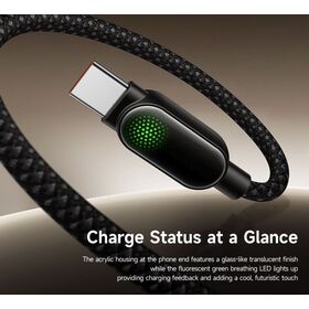 Venta Directa de Fábrica Cargador de Teléfono de Alta Calidad Cable de Datos de Alta Velocidad de Carga Rápida con Cables de Luz RGB para Teléfono Móvil Moderno