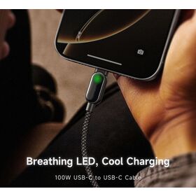 منتجات رائجة عالية الجودة شاحن هاتف شحن سريع كابل بيانات عالي السرعة مع إضاءة RGB للكابلات للأجهزة الذكية