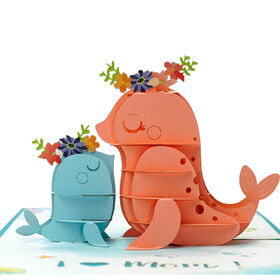Design Personalizado e Fabricação de Cartão Pop-up 3D para o Dia das Mães - Feliz Dia das Mães