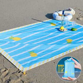Tapis de plage imperméable léger personnalisé, tapis de pique-nique imperméable et résistant à l'humidité, coussin de camping portable