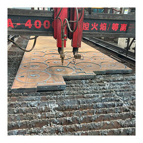 CNC Custom Metal Fabrication Carbon Steel Sheet High Strength Laser Cut Parts and Flame Cutting Service
