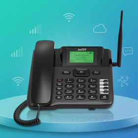 JIMI OEM هاتف مكتبي لاسلكي لاسلكي 4G VoLTE هاتف GSM بوابة SIM Card نقطة ساخنة لسطح المكتب 4G