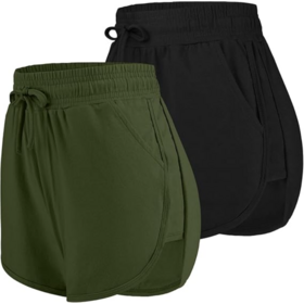 Shorts Esportivos Femininos no Atacado, Leves e Elásticos para Academia e Yoga