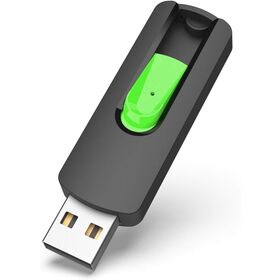 Durable Push Pull USB Drive 64 Go de transfert de données à grande vitesse en plastique Shell hybride métallique