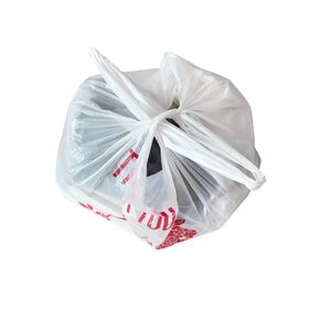 HDPE Plastic Vest Bags | Custom Tie-Handle Shopping Bags for Supermarkets & Retail