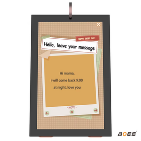 BOEE هاب المنزل الذكي متعدد الوظائف: تقويم رقمي يعمل بالصوت، إطار فيديو عالي الدقة ونظام مكبر صوت بلوتوث 30 واط