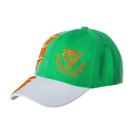 Casquette de baseball souvenir Irlande personnalisé avec broderie harpe | Chapeau de fierté nationale de la Saint-Patrick Premium