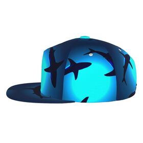 Custom 360 Sublimated Shark Snapback Hat | Premium Deep Sea Theme Park Souvenir Cap | High-Definition Neon Ocean Kids Hat