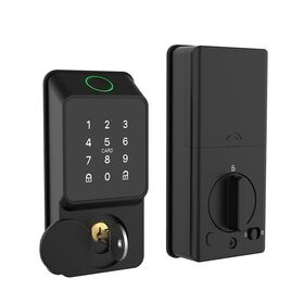 Großhandel Hochwertiges Smart Türschloss mit Fingerabdruck und Ttlock App Fernbedienung - Intelligentes elektrisches Riegel Türschloss