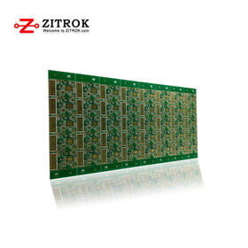 Carte de circuit imprimé (PCB) multicouche HDI 12L avec Tg élevé de 180 et conception BGA de 3/3 mil, avec placage or dur de 30u"