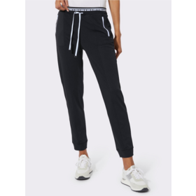 Calças de Nylon Reciclado com Cintura Contrastante e Punhos Ajustados - Design OEM/ODM com Bolsos, Sensação Refrescante, Calças Jogger, Nylon Reciclado GRS - MOQ 300 Peças