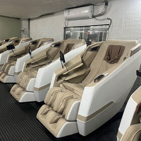 Chaise de Massage de Luxe 2026 Shiatsu Corps Entier 4D Zero Gravité Triple Actionneur Moteur Flexible Piste Pétrissage Mollet Chauffant