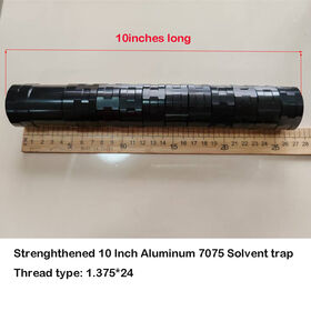 10 inches Blackened Aluminum 7075 1/2X28 and 5/8-24 Napa 4003 Wix 24003 Fuel Filter Modular for Napa Car