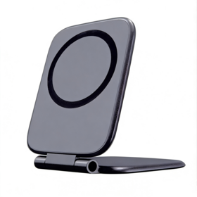 Material magnético do ABS do ímã forte do suporte de dobramento do telefone suporta 4.7-7.2 "dispositivos pretos para o Desktop do painel do carro