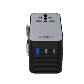 Travel Smart Universal Compact, Reliable, and Compatible with Over 220 Countries Built-in Cable Travel Adapter