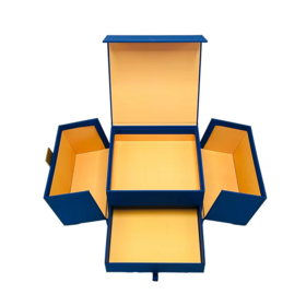 2026 Custom Luxury Silver Foil Printed Magnetic Embossing Lamination Rigid Folding Gift Boxes Paper Material Customizable