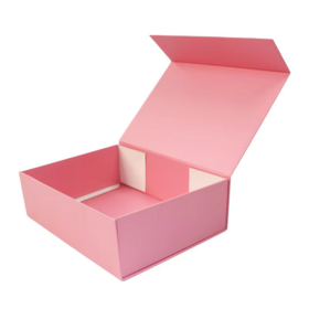 2026 Premium Großhandel Faltbare Flip Kraft Box mit UV-Spotlackierung und Prägung, Universal für Versand, Kleidung, Fotorahmen, Geschenke