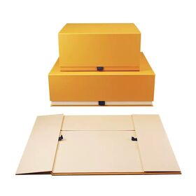 Caja de Regalo de Papel Grande OEM para Ropa, Cosméticos, Embalaje con Imanes Plegables, Caja de Regalo Premium de Cartón