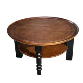 Heiß verkaufte moderne Retro-Luxus-Massivholz-Kaffeetisch in Schwarzbraun - Minimalistisches, klassisches Design für Wohnmöbel