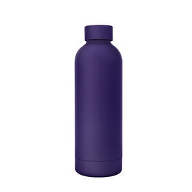 750/500ml Double Wall Vacuum Insulated Travel Bottle,stainless steel with rubberized finish, for GYM, outdoor & daily use