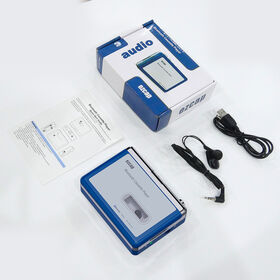 Ezcap Bluetooth Kassetten-Player Walkman Überträgt Kassette an Bluetooth-Lautsprecher mit Auto-Reverse und Aux-Kopfhöreranschluss