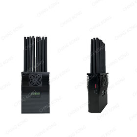 24-Kanal Handheld Signal Jammer, Wi-Fi 6E, Wi-Fi, GPS-Suchsystem, LoRa, UHF, VHF, 433, 315, 868 Frequenzbänder, CDMA
