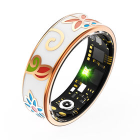 Anillo Inteligente de Monitoreo de Salud, Rastreador de Sueño, Anillo de Fitness con Frecuencia Cardíaca y Oxígeno en Sangre (SpO2)
