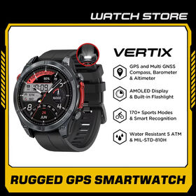 Reloj Inteligente Vertix GPS con Llamadas de Voz, Pantalla AMOLED de 1.43'', Brújula, Linterna, Más de 170 Modos Deportivos, Rastreo GPS, 5 ATM Smartwatches