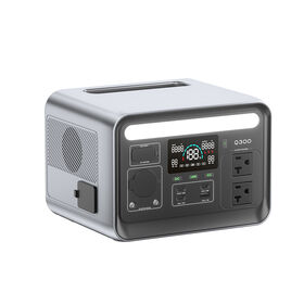 Fabricant mobile camping en plein air 300 watts générateur solaire back up lifepo4 portable 300 w power station avec ac prises
