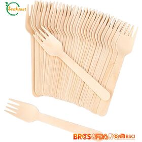 China Garfo De Madeira Descartável FSC 160mm Fabricantes