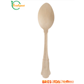 Fabricante biodegradable de China de la cuchara de madera disponible de FSC 200 m