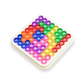 5-7 estilo hexágono rompecabezas para niños, juguete de tallo, juego de lógica de geometría educativa, aprendizaje temprano inteligencia edificio Bl