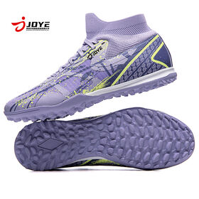 Profesional alto-Zapatos de fútbol superior para hombres mujeres para entrenamiento de competencia primavera TF clavo Spike OEM/ODM soporte directo de fábrica